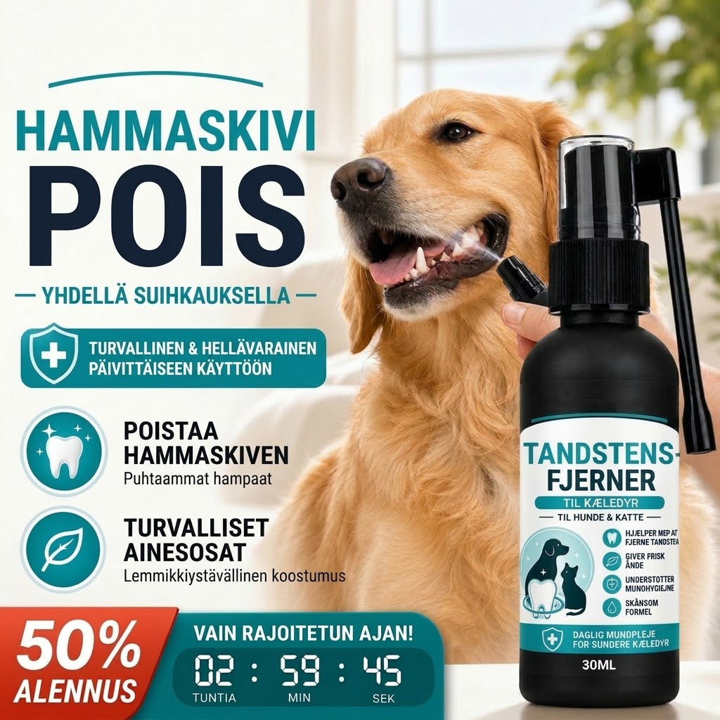 VaraLiving™ Lemmikkien Hammashoitosuihke