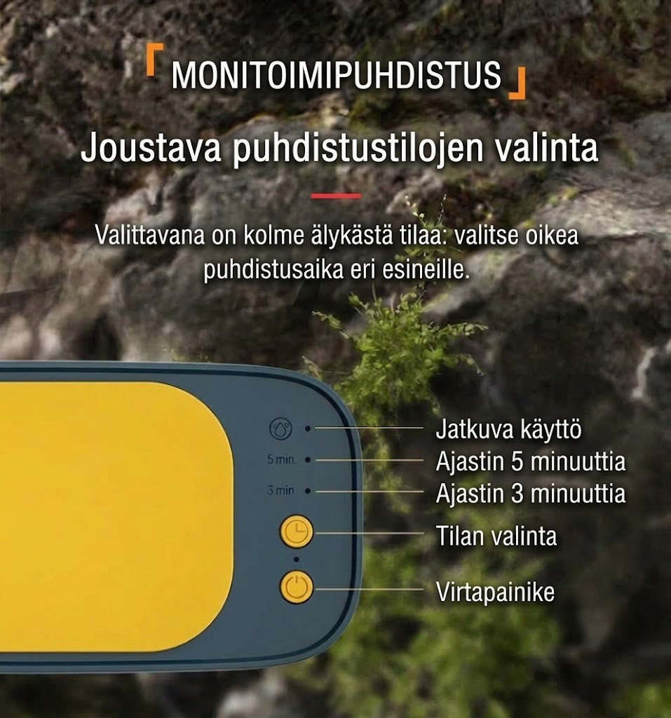 VaraLiving™ Ultraäänipesuri Koruille & Laseille (Korkeataajuinen)