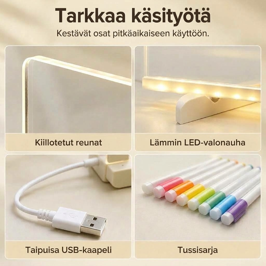 VaraLiving™ Akryylinen LED-Valotaulu