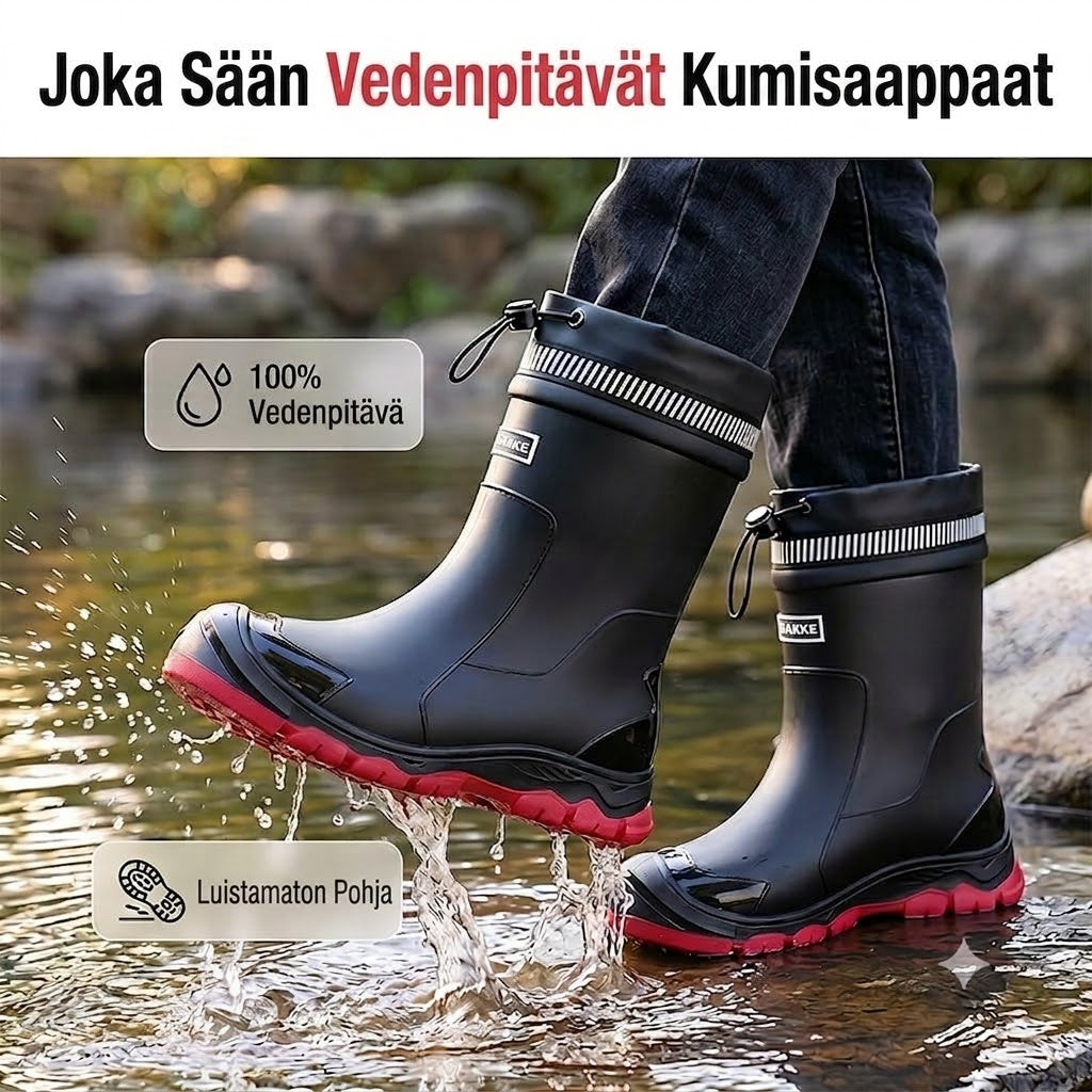 ApexPower™ Vedenpitävät Kumisaappaat Ulkoiluun & Sateeseen