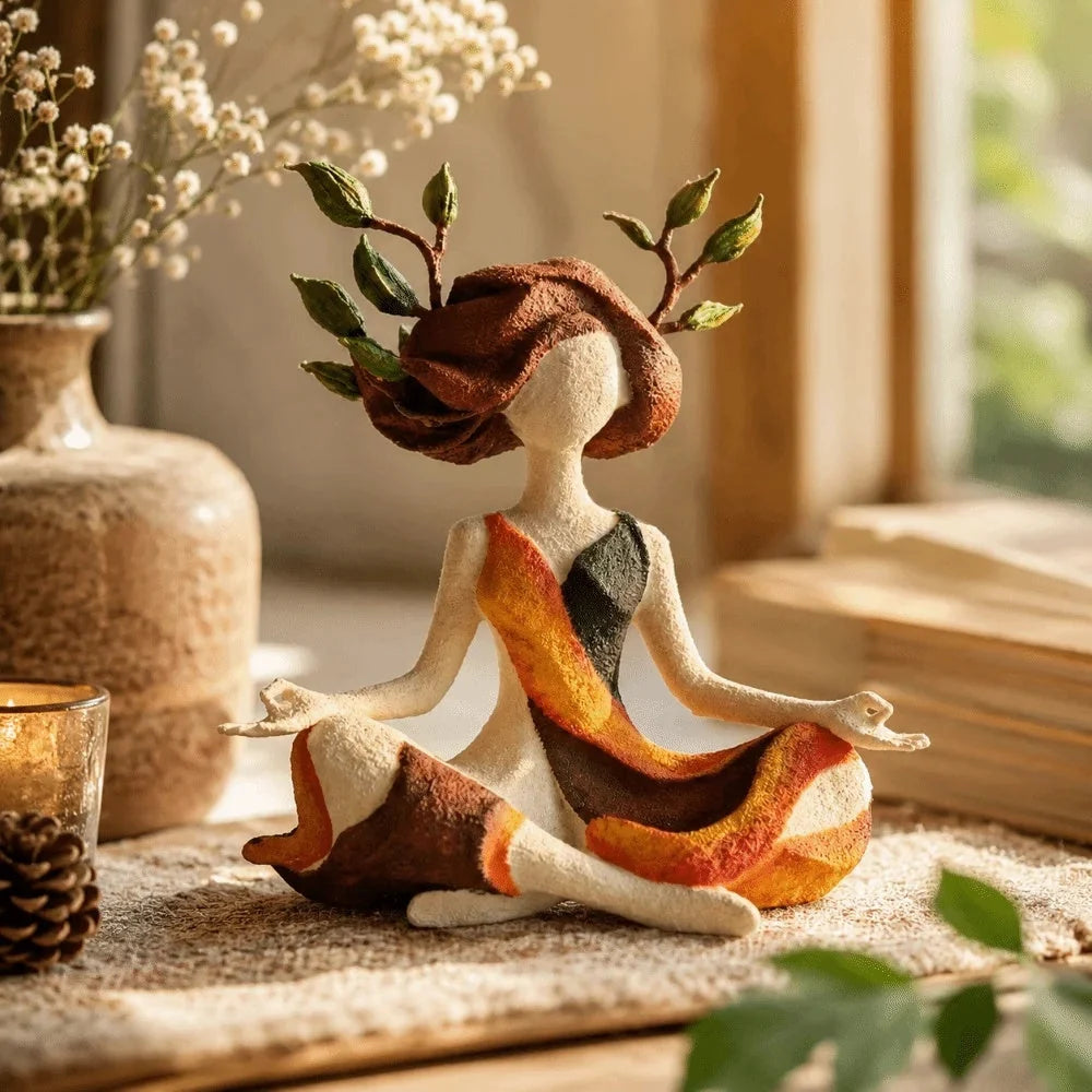 OmniLiving™ Meditaatiohahmo Kotiin (Zen & Rauhoittava Sisustus)