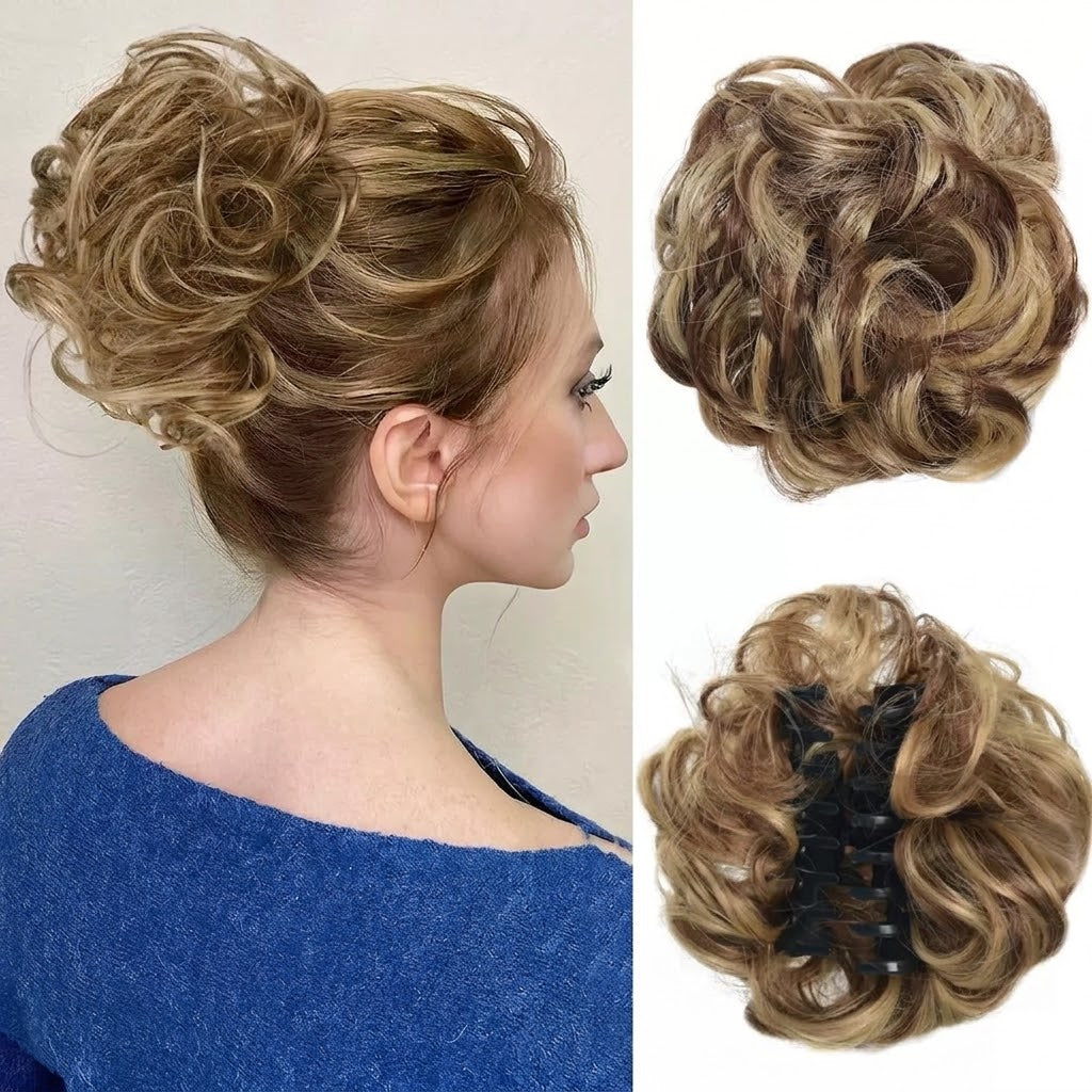 Messy Bun -nutturalisäke kynsikiinnikkeellä – Täydellinen kampaus sekunneissa. TARJOUS: 1+1 ILMAISEKSI!