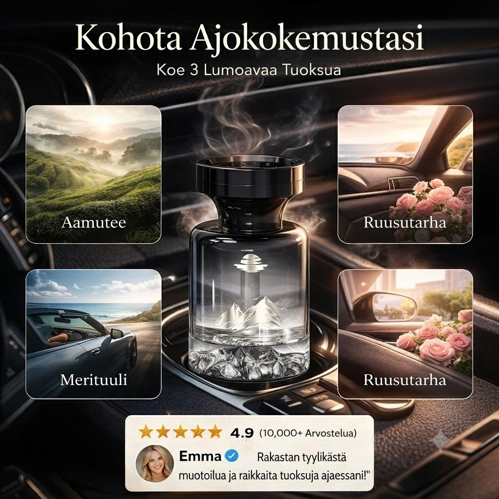 Pitkäkestoinen auton ilmanraikastin (110 ml)