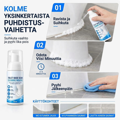 OmniLiving™ Kylpyhuoneen Saumanpuhdistusvaahto (Tehokas Tahranpoisto)