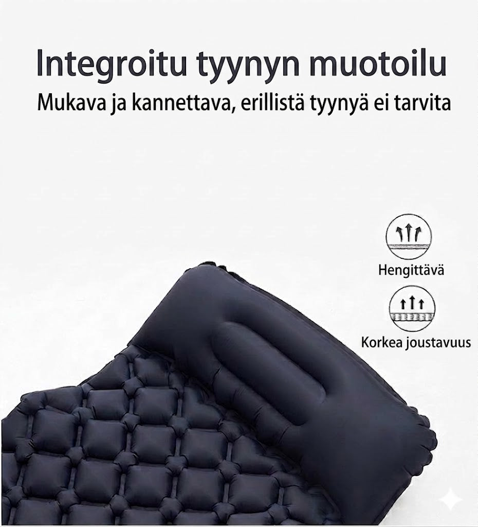 AirCloud-täytettävä retkipatja