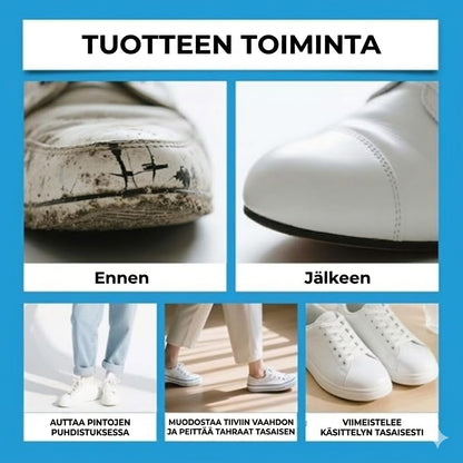 Puhdistustahna valkoisille kengille – Tehokas tahranpoisto