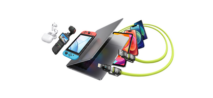 FISHING™ 240W Monitoimilatauskaapeli | USB-C & Lightning Universaali