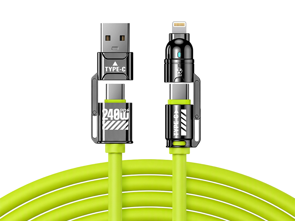 FISHING™ 240W Monitoimilatauskaapeli | USB-C & Lightning Universaali