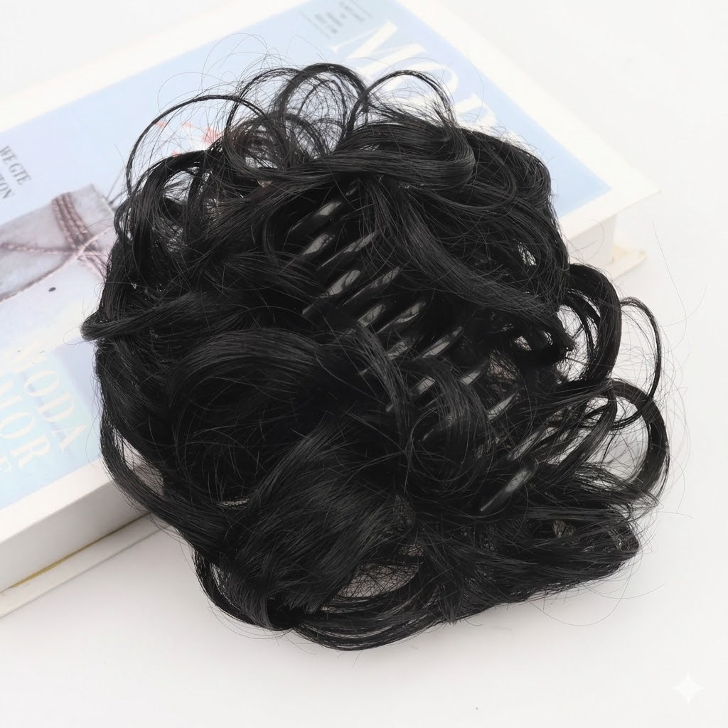 Messy Bun -nutturalisäke kynsikiinnikkeellä – Täydellinen kampaus sekunneissa. TARJOUS: 1+1 ILMAISEKSI!