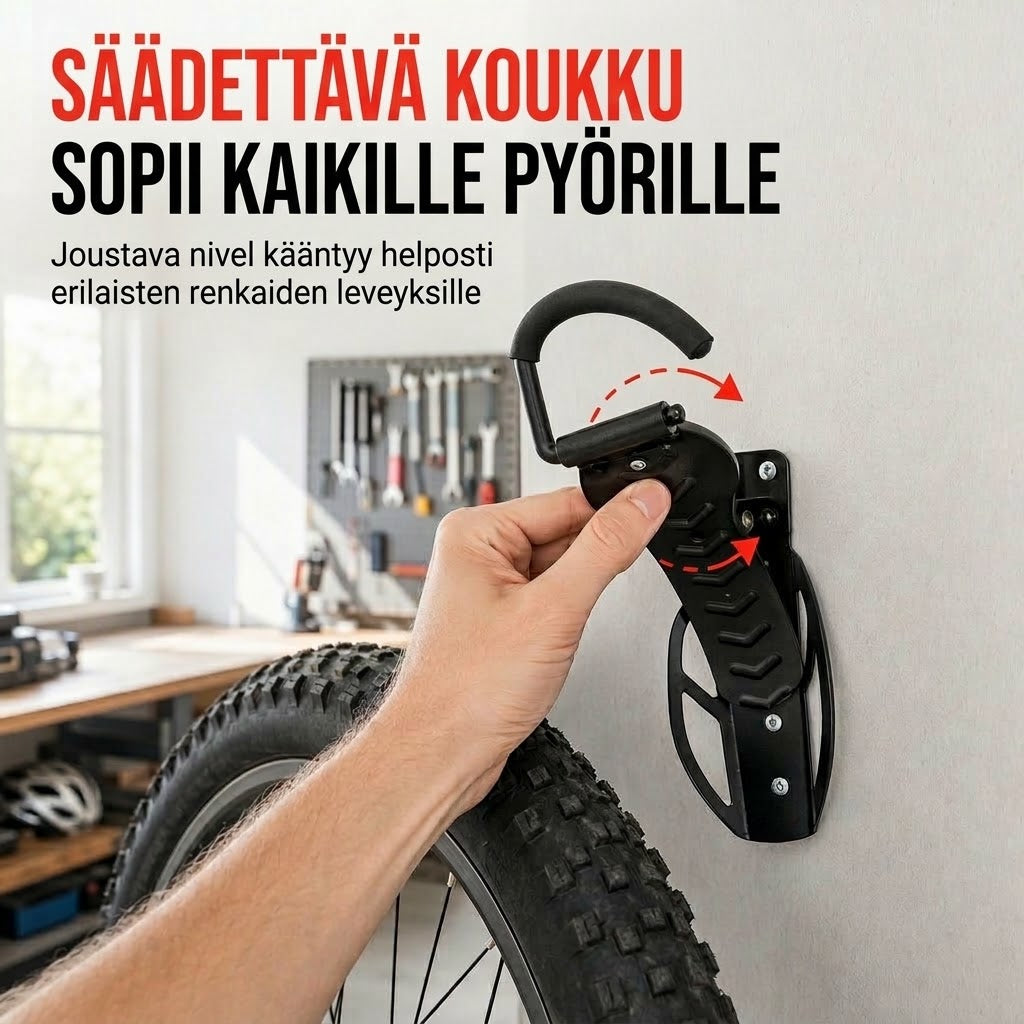 VaraLiving™ Polkupyörän Seinäteline