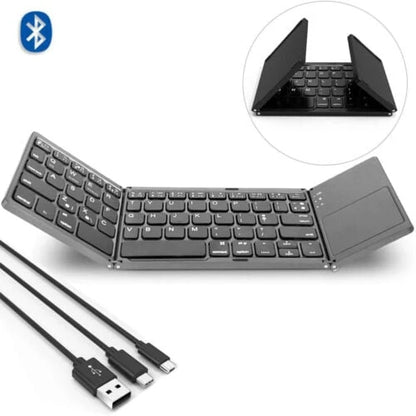 SilkEase™ Taitettava Langaton Bluetooth-Mininäppäimistö
