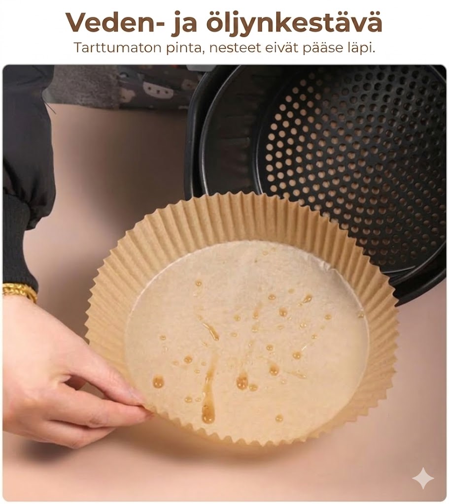 Airfryer-leivinpaperi, 100 kpl