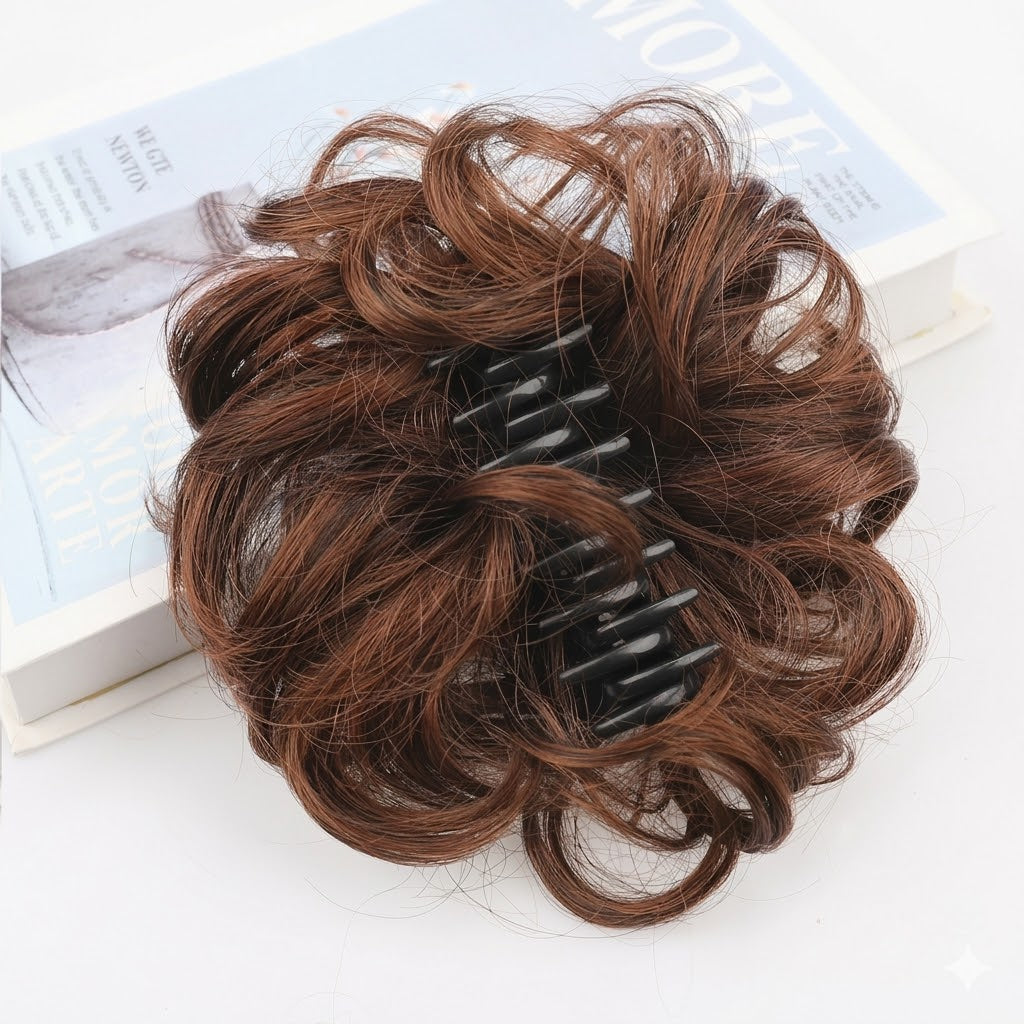 Messy Bun -nutturalisäke kynsikiinnikkeellä – Täydellinen kampaus sekunneissa. TARJOUS: 1+1 ILMAISEKSI!