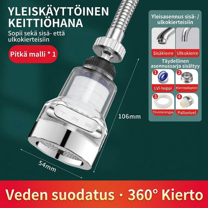 OmniLiving™ Universaali Hanasuodatin Keittiöön & Kylpyhuoneeseen