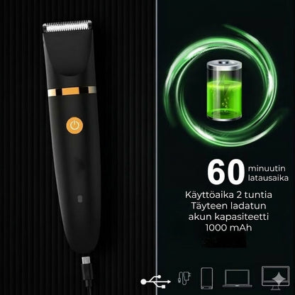 3-in-1 sähköinen vartalotrimmeri