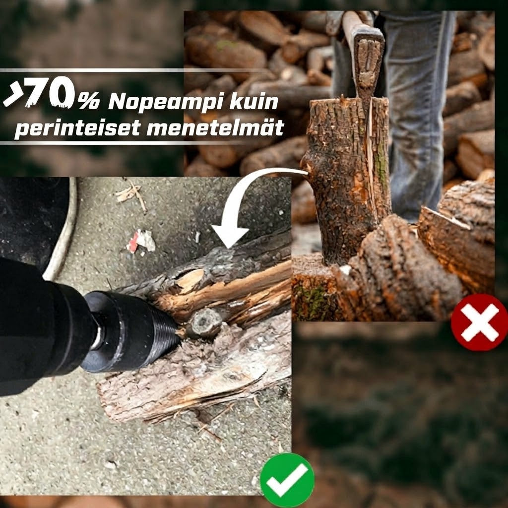 VaraLiving™ Puunhalkaisuporanterä