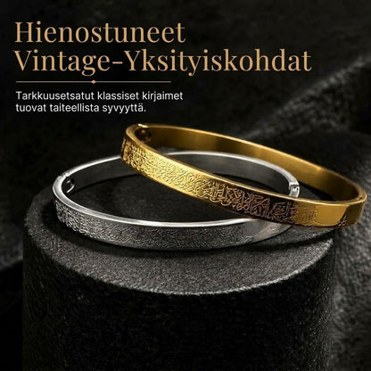 VaraLiving™ Rannekoru Titaani & Teräs (18K Kullattu & Valmiiksi Kaiverrettu)