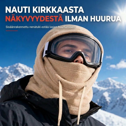 VaraLiving™ Lämmin Talvipipo ja Kasvosuoja Ulkoliikuntaan