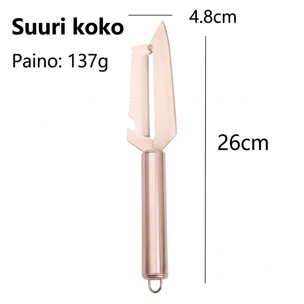 Ruostumaton Monitoimikuorimaveitsi keittiöön