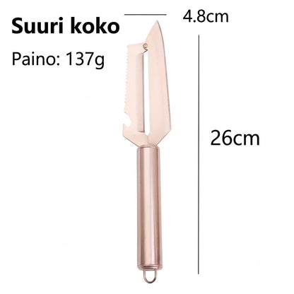 Ruostumaton Monitoimikuorimaveitsi keittiöön