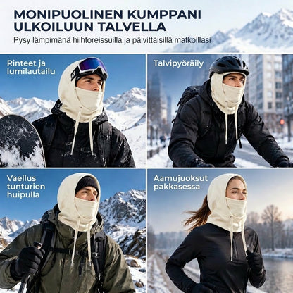 VaraLiving™ Lämmin Talvipipo ja Kasvosuoja Ulkoliikuntaan