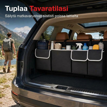 OmniLiving™ Riippuva Auton Tavaratilajärjestelijä (Kestävää Oxford-kangasta)
