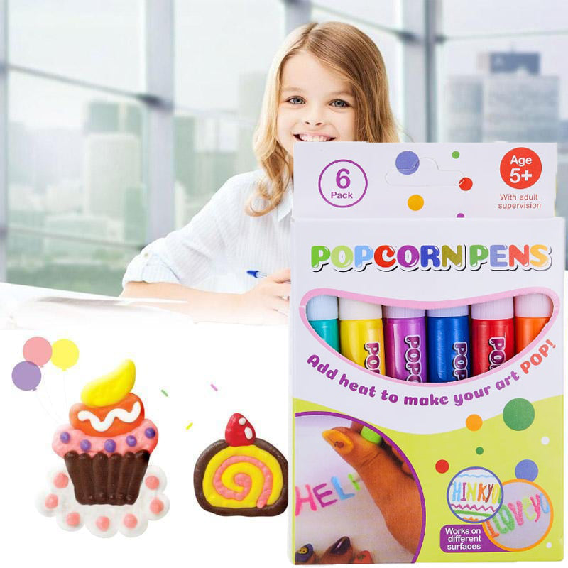 KiddieGlow™ Maagiset 3D Popcorn-kynät Lapsille