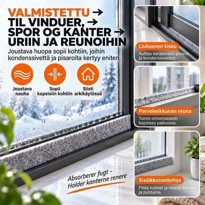 OmniLiving™ Ikkunan Kosteutta Imevä Huopanauha (Homeenesto / Itseliimautuva)