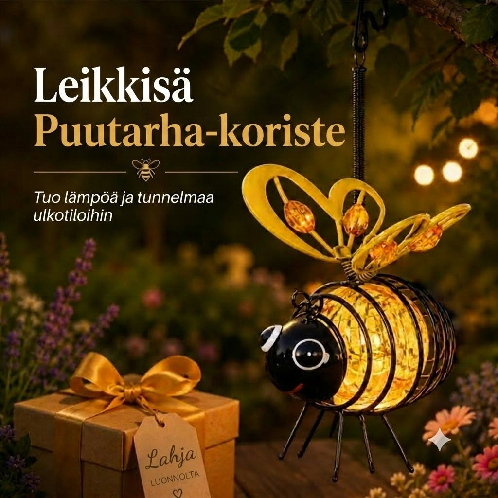 Riippuva aurinkokennovalaisin mehiläisillä