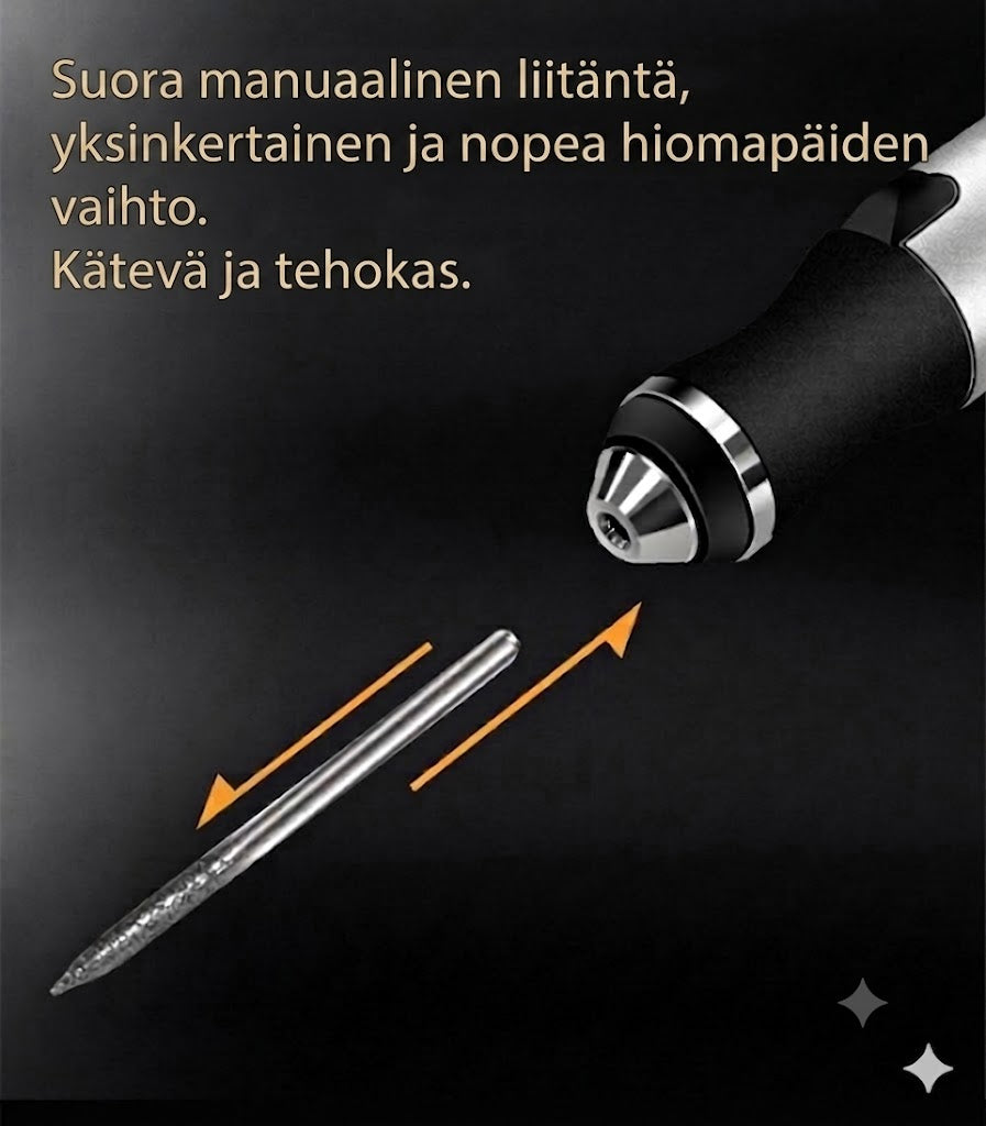 Monitoiminen kaiverruskynä & minihiomakone