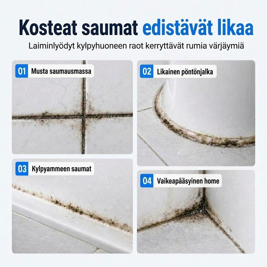 OmniLiving™ Kylpyhuoneen Saumanpuhdistusvaahto (Tehokas Tahranpoisto)