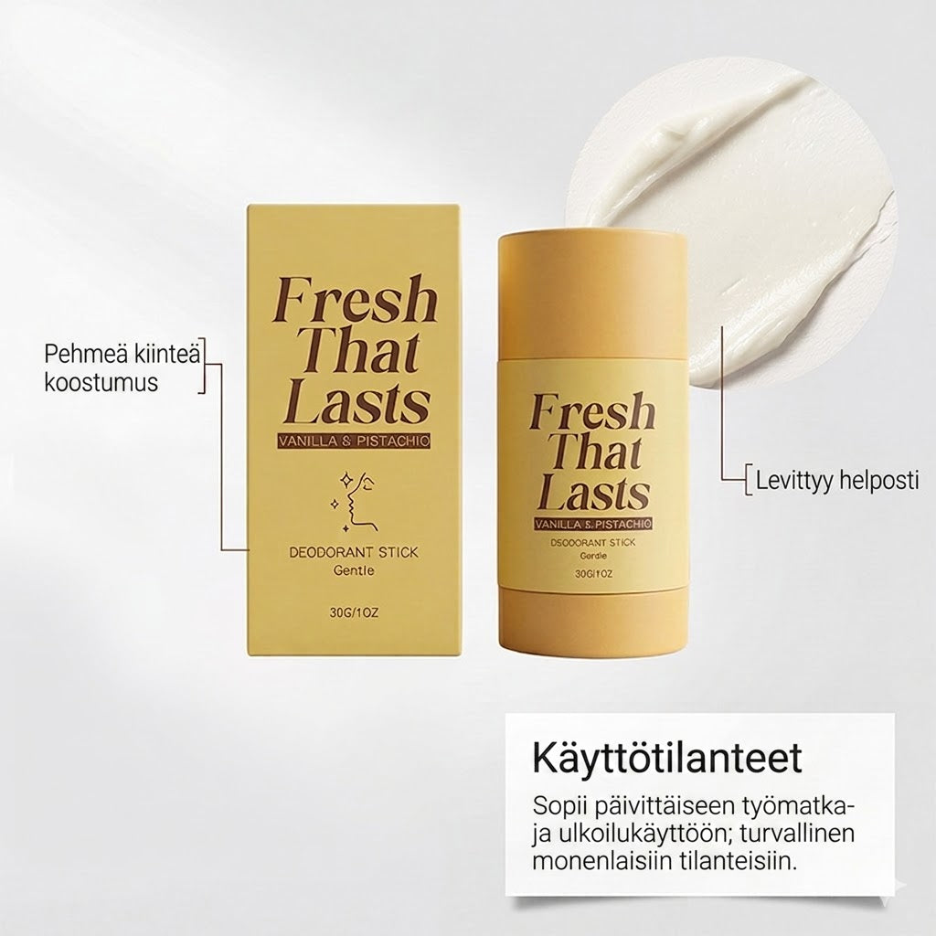 Unisex raikas ja kosteuttava deodoranttitikku