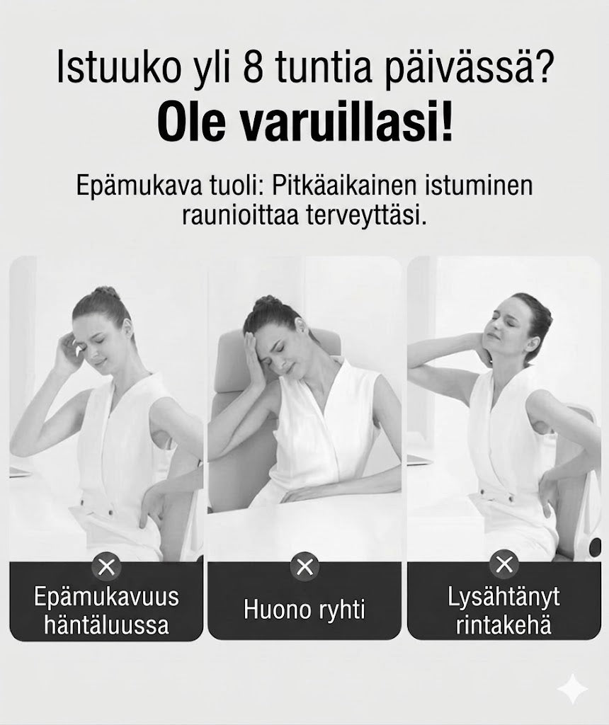 Liukumaton muistivaahto-istuintyyny – helpotusta iskias- ja selkäkipuun