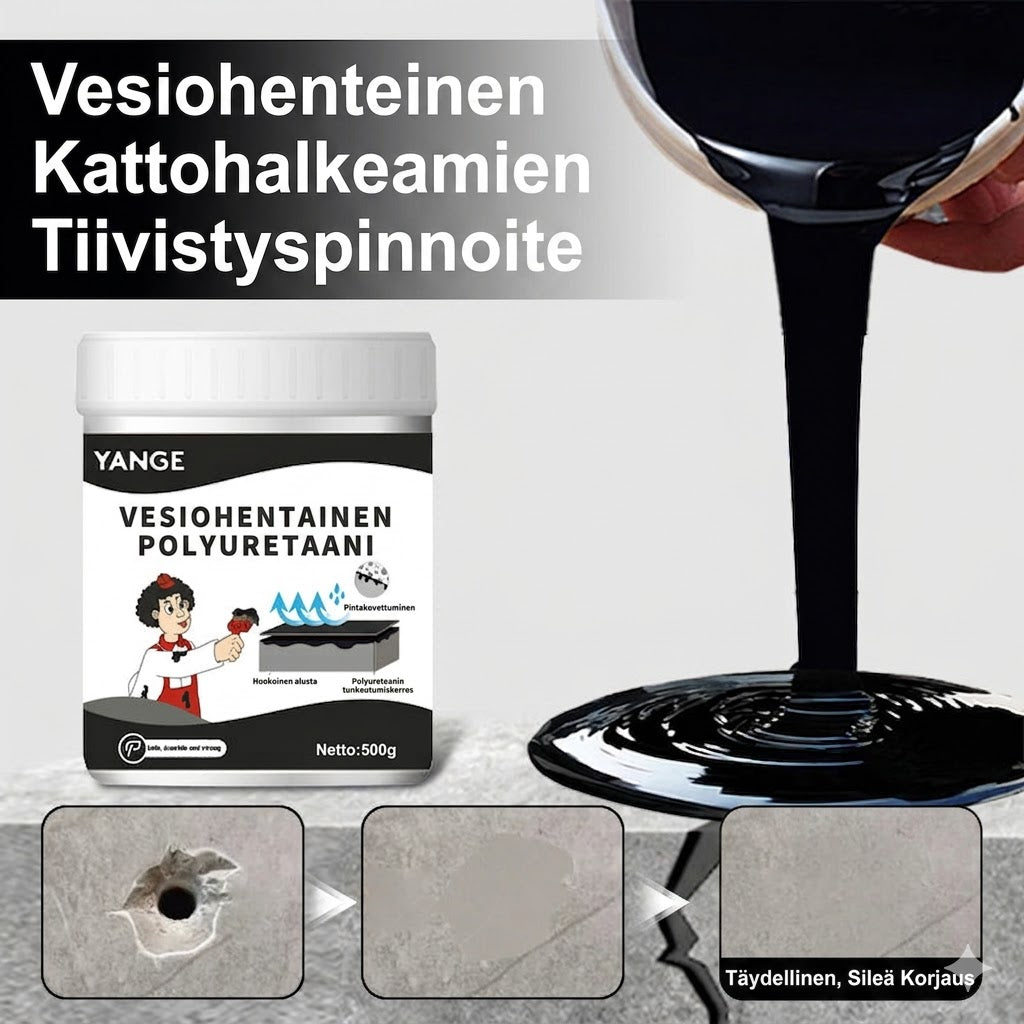 Vesiohenteinen halkeamien tiivistysaine koko kotiin
