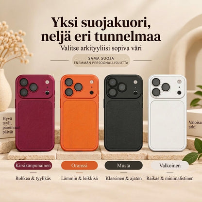 VaraLiving™ Ylellinen iPhone-Nahkakuori