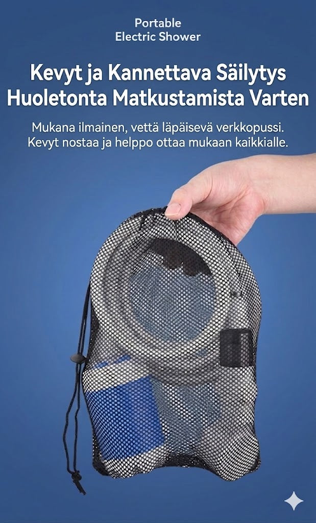 Kannettava retkisuihku ulkokäyttöön – mobiili matkasuihku