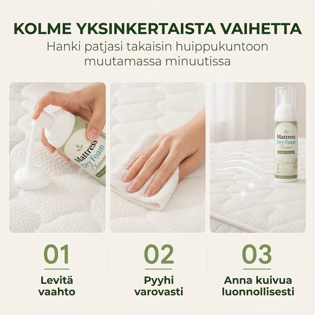 OmniLiving™ Patjojen Kuivavaahtopesuaine (Vedetön Tahran- ja Hajunpoisto)