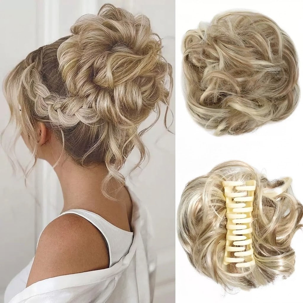 Messy Bun -nutturalisäke kynsikiinnikkeellä – Täydellinen kampaus sekunneissa. TARJOUS: 1+1 ILMAISEKSI!