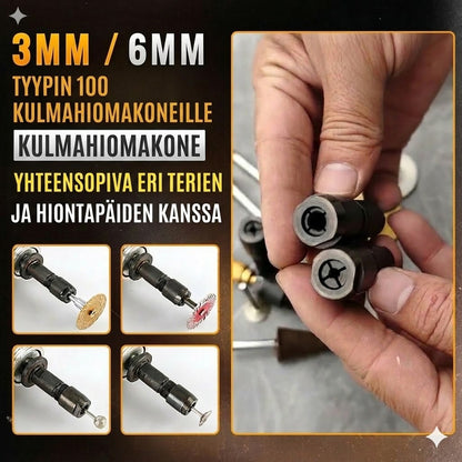 Kulmahiomakoneen adapterisarja – Muunna monitoimityökaluksi