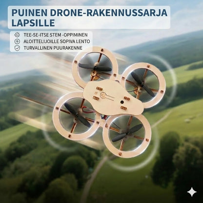 Tee-se-itse puinen drooni – STEM-tiedesetti
