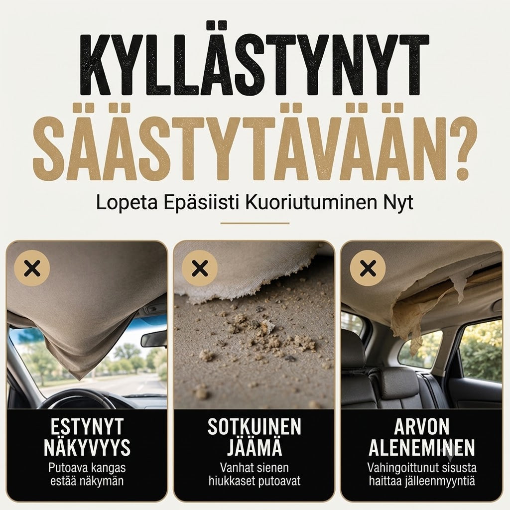 Lämmönkestävä Auton Sisäverhoilun Korjausliima Tahroja Hylkivä ja Erittäin Vahva