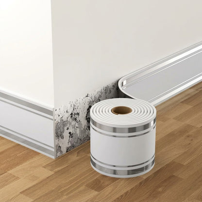 VaraLiving™ Itsekiinnittyvä PVC-Reunalista (Helppo Asennus & Kestävä Seinäkoriste)
