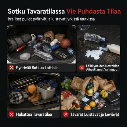 OmniLiving™ Riippuva Auton Tavaratilajärjestelijä (Kestävää Oxford-kangasta)