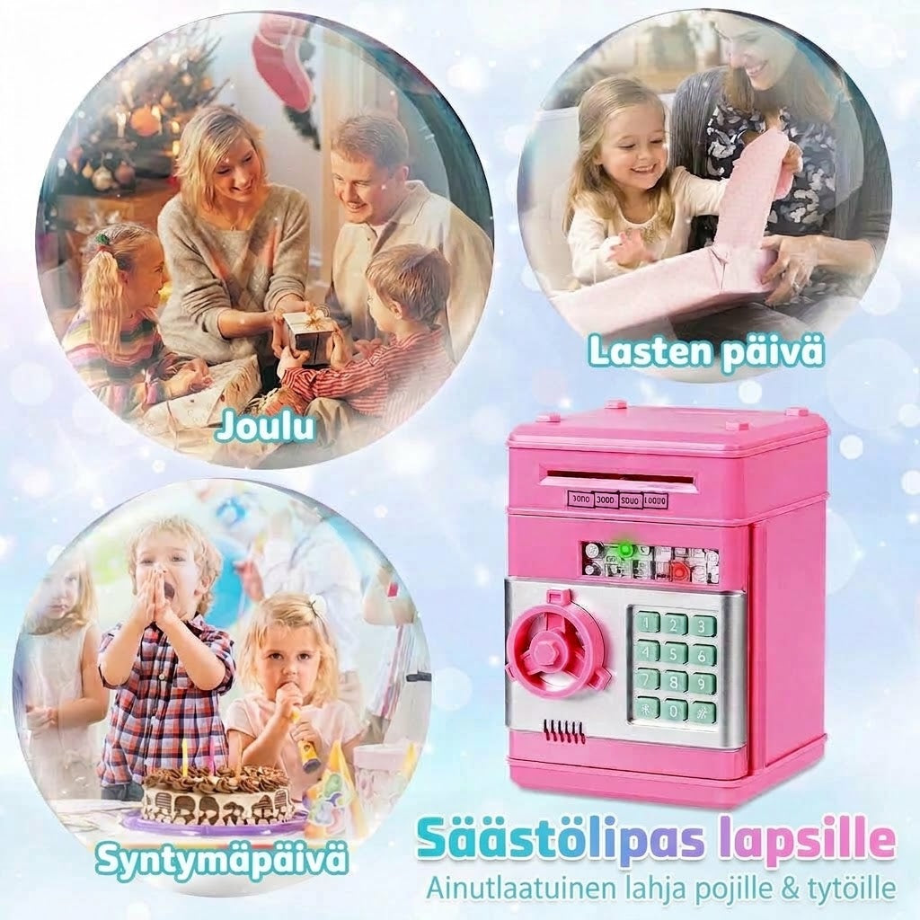 VaraLiving™ Mini-Pankkiautomaatti Säästölipas