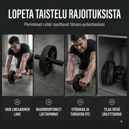 SilkEase™ Vatsapyörä Polvituella Keskivartalotreeniin