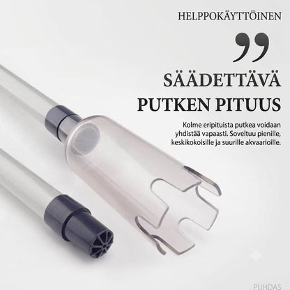 Sähkökäyttöinen Akvaarion Pohjaimuri Paristokäyttöinen
