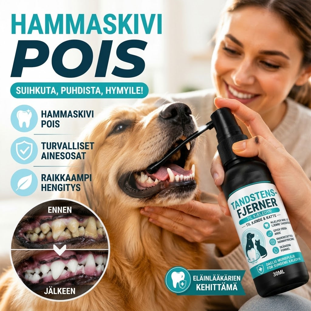 VaraLiving™ Lemmikkien Hammashoitosuihke