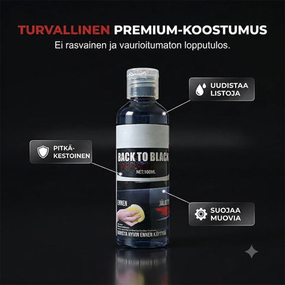 Ammattimainen muovinhoitoaine autolle