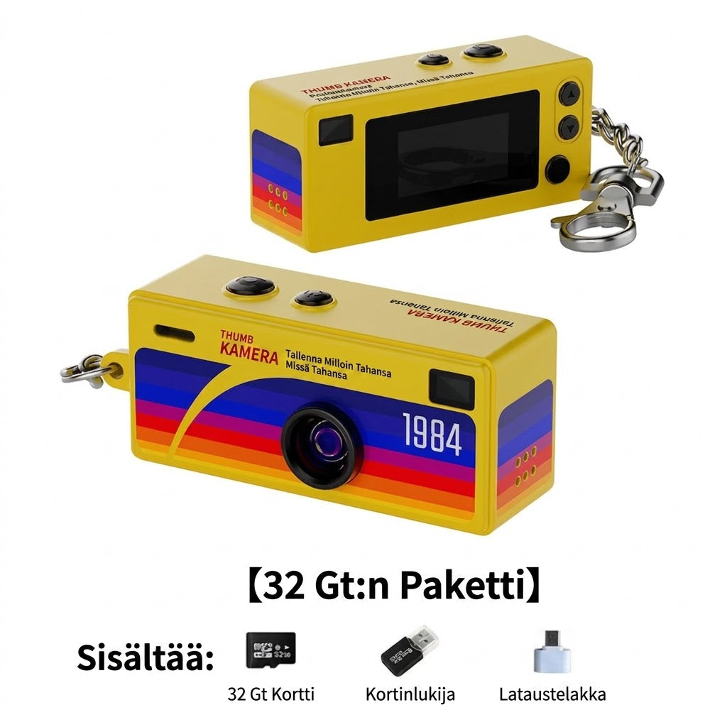 Kannettava mini-taskukamera-Ikuista hetket missä ja milloin vain