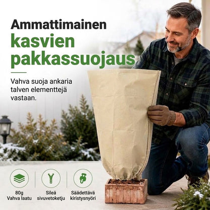 OmniLiving™ Kasvien Pakassuoja | Kestävä Kuitukangas Kiristysnyörillä